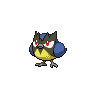 Rookidee — mały pikselowy sprite w zwykłym ubarwieniu