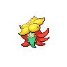 Gossifleur — mały pikselowy sprite w zwykłym ubarwieniu