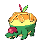 Appletun — mały pikselowy sprite w zwykłym ubarwieniu