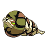 Sandaconda — mały pikselowy sprite w zwykłym ubarwieniu