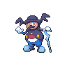 Mr. Rime — mały pikselowy sprite w zwykłym ubarwieniu