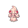 Alcremie — mały pikselowy sprite w zwykłym ubarwieniu