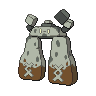 Stonjourner — mały pikselowy sprite w zwykłym ubarwieniu