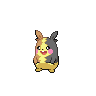 Morpeko — mały pikselowy sprite w zwykłym ubarwieniu