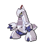 Duraludon — mały pikselowy sprite w zwykłym ubarwieniu