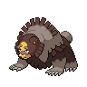 Ursaluna — mały pikselowy sprite w zwykłym ubarwieniu