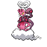 Enamorus — mały pikselowy sprite w zwykłym ubarwieniu