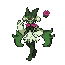 Meowscarada — mały pikselowy sprite w zwykłym ubarwieniu