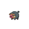 Lechonk — mały pikselowy sprite w zwykłym ubarwieniu
