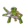 Spidops — mały pikselowy sprite w zwykłym ubarwieniu