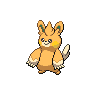 Pawmo — mały pikselowy sprite w zwykłym ubarwieniu