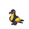 Kilowattrel — mały pikselowy sprite w zwykłym ubarwieniu