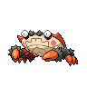 Klawf — mały pikselowy sprite w zwykłym ubarwieniu