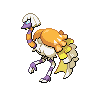 Espathra — mały pikselowy sprite w zwykłym ubarwieniu