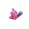 Tinkatink — mały pikselowy sprite w zwykłym ubarwieniu