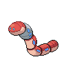 Orthworm — mały pikselowy sprite w zwykłym ubarwieniu