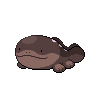 Clodsire — mały pikselowy sprite w zwykłym ubarwieniu