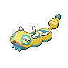 Dudunsparce — mały pikselowy sprite w zwykłym ubarwieniu