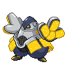 Iron Hands — mały pikselowy sprite w zwykłym ubarwieniu