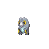 Frigibax — mały pikselowy sprite w zwykłym ubarwieniu