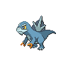 Arctibax — mały pikselowy sprite w zwykłym ubarwieniu