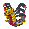 Giratina (forma Pierwotna) — mały pikselowy sprite w zwykłym ubarwieniu