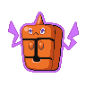 Rotom (Frost) — mały pikselowy sprite w zwykłym ubarwieniu