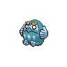 Darmanitan (tryb Zen) — mały pikselowy sprite w zwykłym ubarwieniu
