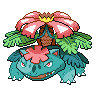 Venusaur (Mega) — mały pikselowy sprite w zwykłym ubarwieniu