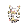Audino (Mega) — mały pikselowy sprite w zwykłym ubarwieniu