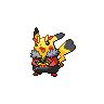 Pikachu (Rock Star) — mały pikselowy sprite w zwykłym ubarwieniu