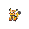 Pikachu (Libre) — mały pikselowy sprite w zwykłym ubarwieniu