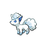 Vulpix (z Aloli) — mały pikselowy sprite w zwykłym ubarwieniu