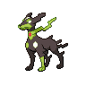 Zygarde (10 Power Construct) — mały pikselowy sprite w zwykłym ubarwieniu