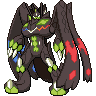 Zygarde (Complete) — mały pikselowy sprite w zwykłym ubarwieniu