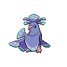 Oricorio (Sensu) — mały pikselowy sprite w zwykłym ubarwieniu