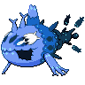 Wishiwashi (School) — mały pikselowy sprite w zwykłym ubarwieniu
