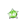 Minior (Green) — mały pikselowy sprite w zwykłym ubarwieniu