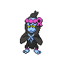 Munkidori — mały pikselowy sprite w zwykłym ubarwieniu
