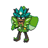 Ogerpon — mały pikselowy sprite w zwykłym ubarwieniu