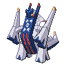 Archaludon — mały pikselowy sprite w zwykłym ubarwieniu