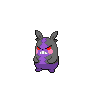 Morpeko (Hangry) — mały pikselowy sprite w zwykłym ubarwieniu