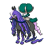 Calyrex (Shadow) — mały pikselowy sprite w zwykłym ubarwieniu