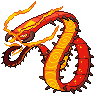Centiskorch (Gigantamax) — mały pikselowy sprite w zwykłym ubarwieniu