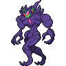 Grimmsnarl (Gigantamax) — mały pikselowy sprite w zwykłym ubarwieniu
