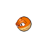 Voltorb (z Hisui) — mały pikselowy sprite w zwykłym ubarwieniu