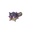 Qwilfish (z Hisui) — mały pikselowy sprite w zwykłym ubarwieniu