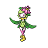 Lilligant (z Hisui) — mały pikselowy sprite w zwykłym ubarwieniu