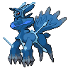 Dialga (forma Pierwotna) — mały pikselowy sprite w zwykłym ubarwieniu