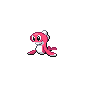 Tatsugiri (Droopy) — mały pikselowy sprite w zwykłym ubarwieniu